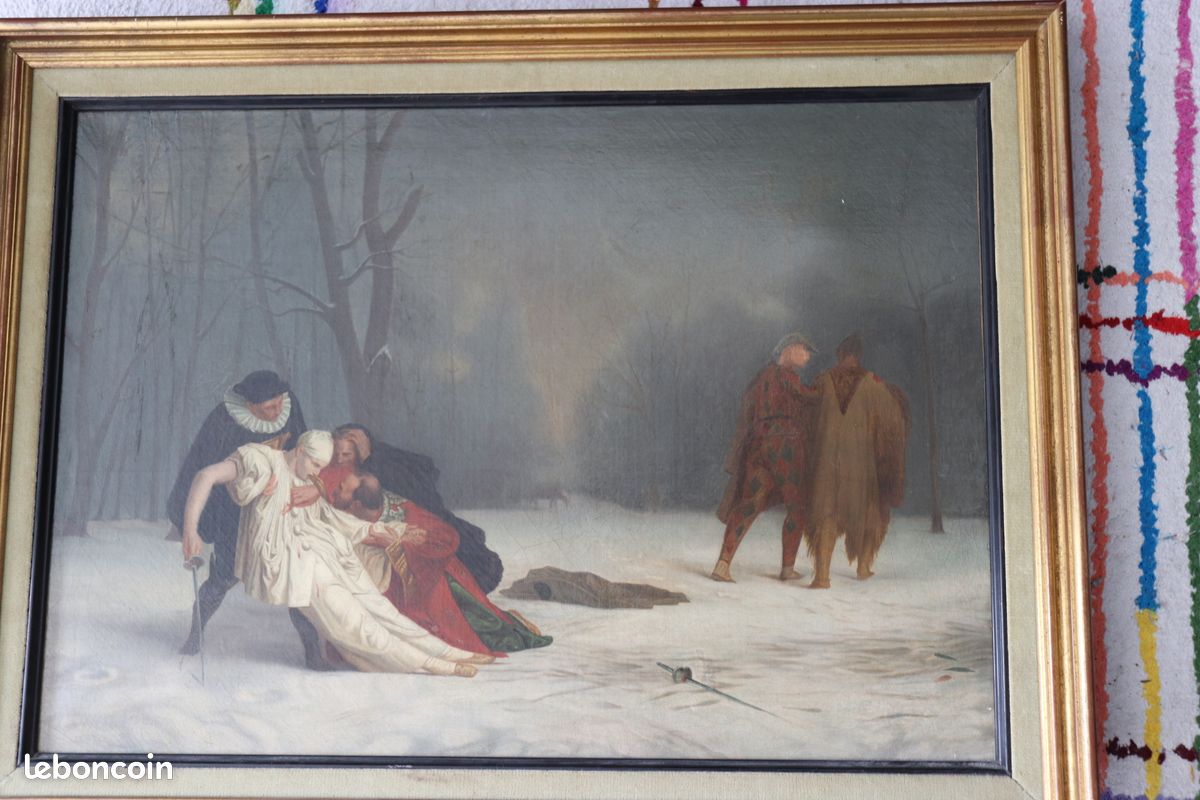 Copie de tableau Suites d'un bal masqué (image 1)