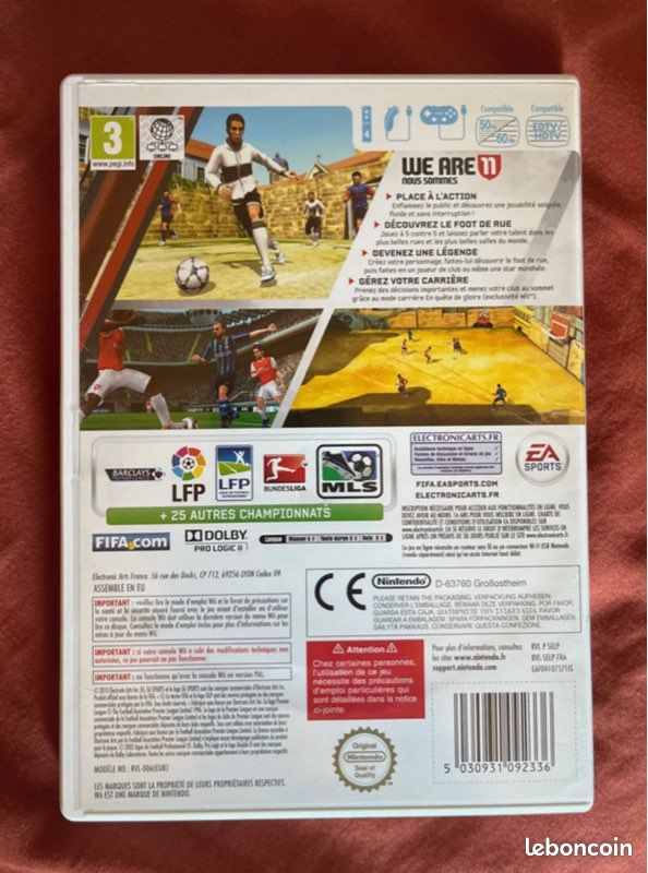 Jeu Wii Fifa 11 (image 2)