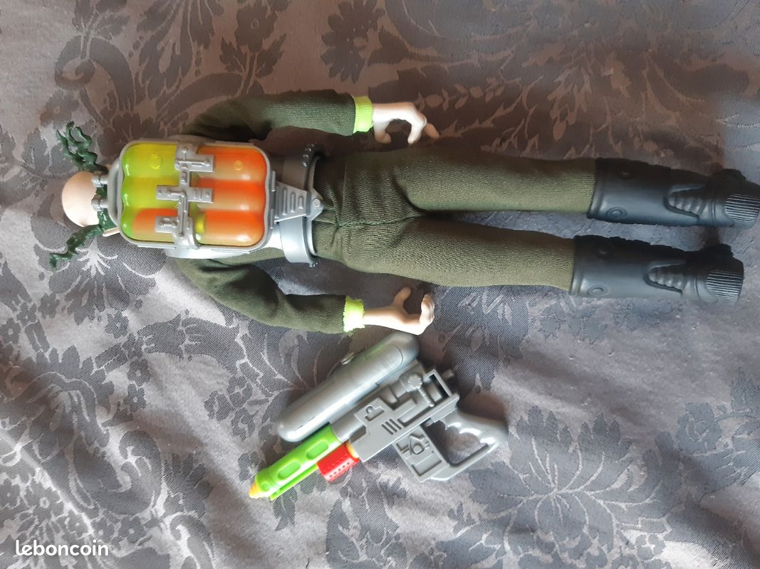 Figurine Action Man Prof Gangrene 1997 - 30 Cm - Hasbro, état Correct