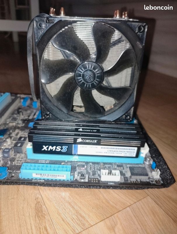 Carte mère ASUS P7P55D + Ventilad cooler master + Barrette Mémoire RAM DDR3 Corsair XMS3 2x4 (8gb) (image 2)