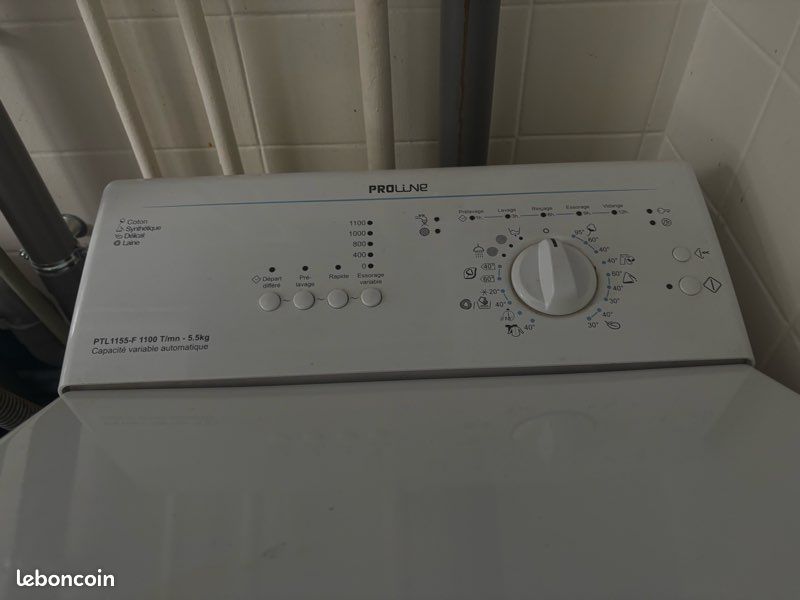 Machine à laver ouverture dessus proline (image 3)