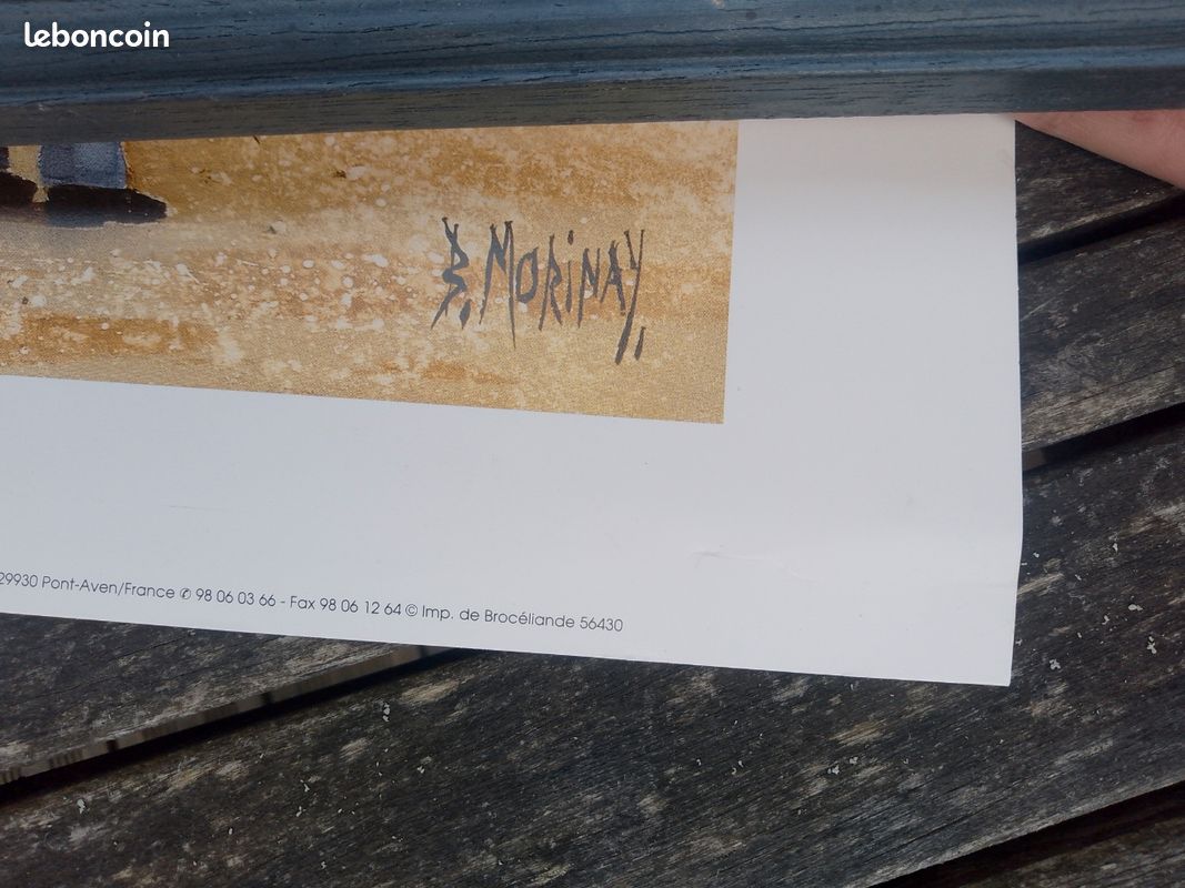 Repro morinay et cadre bois vitré a rafistoler (image 4)