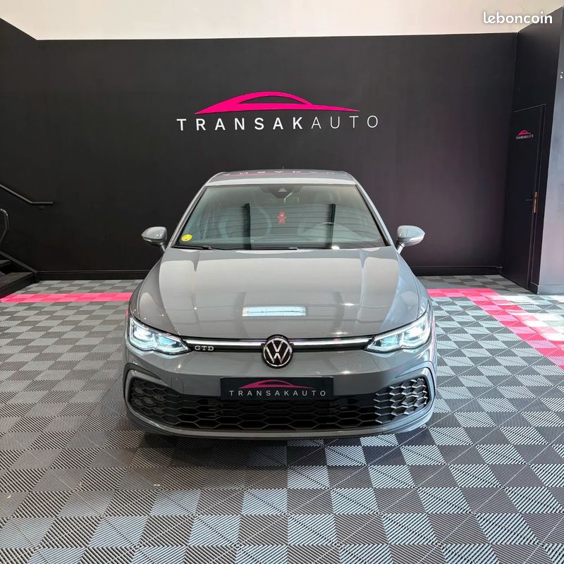 Volkswagen golf 2.0 tdi scr 200 dsg7 gtd / gris moonstone / iq light / camera / anti brouillard (image 2)