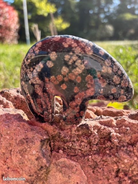 Statue-Sculpture-Ours Zuni-Obsidienne-150gr-neuf (image 9)