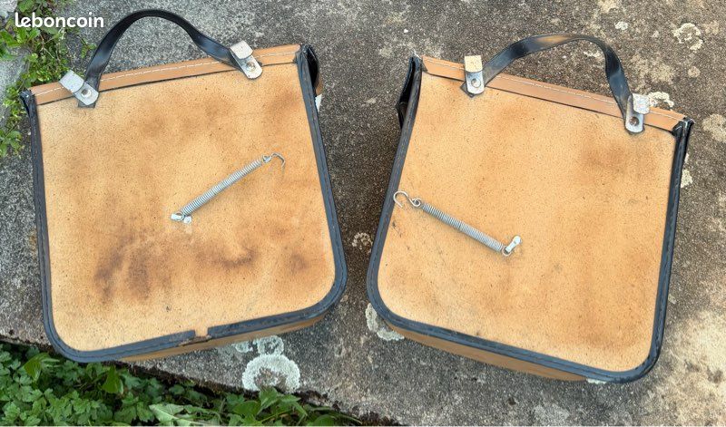 Sacoche De Vélo Vintage – Style Rétro Pour Mobylette, Solex Ou Vélo