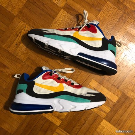 Men Multicolor Nike Air Max 270 React Bauhaus Running Shoes - Shophine