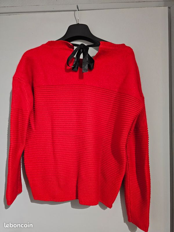 Pull Molly Bracken Gris - Taille 38 - Occasion Très Bon état - Vintage Coton/polyester