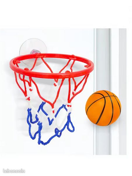 Kit Panier de basket-ball + ballon de Basket - élastique en caoutchouc solide exercice pour enfants jeu de Table de tir jouet - Jeux & Jouets