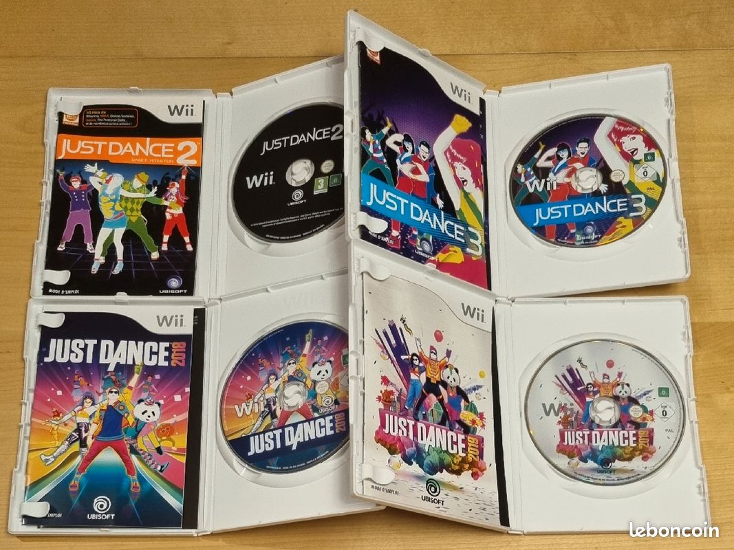 Lot de 4 jeux Just Dance Wii (image 3)
