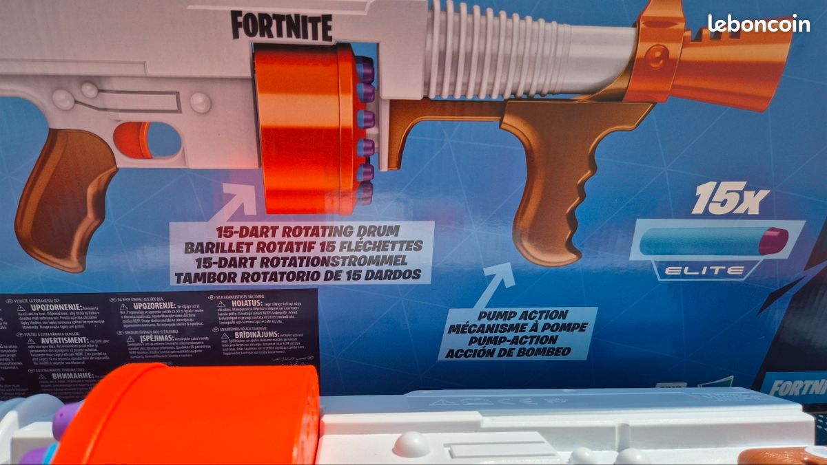 Battle Royale Subfusil De Tambor Nerf Fortnite NERF Fortnite GL
