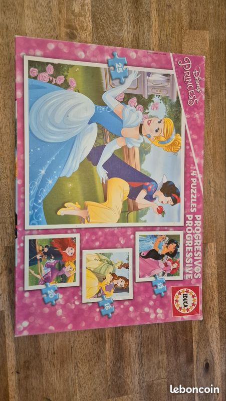 4 Puzzles Disney Princess - Educa (image 1)