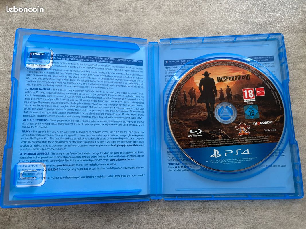 Desperados 3 PS4 PS5 Neuf Sous Blister VF - FR