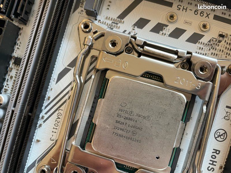 Carte mère X99 H5 + processeur Intel Xeon E5-2630 V4 + 16 Go RAM DDR4 (image 3)
