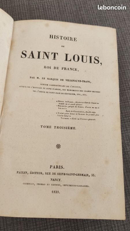 Histoire de saint louis roi de France (image 1)