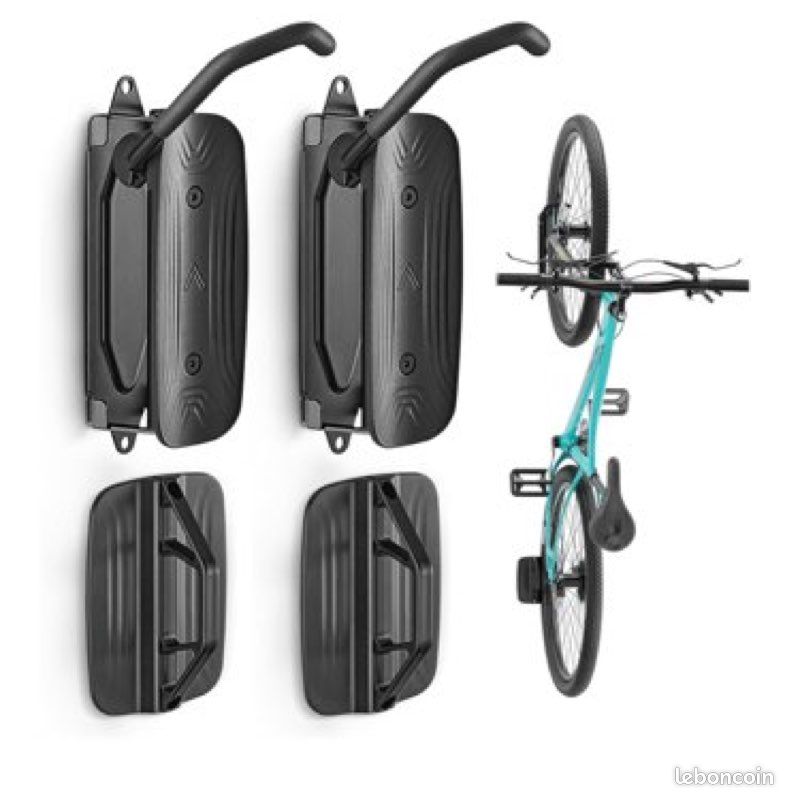 Support Mural Pour Vélo Alphamount - Pivotant En Métal - Noir - Jusqu'à 30 Kg