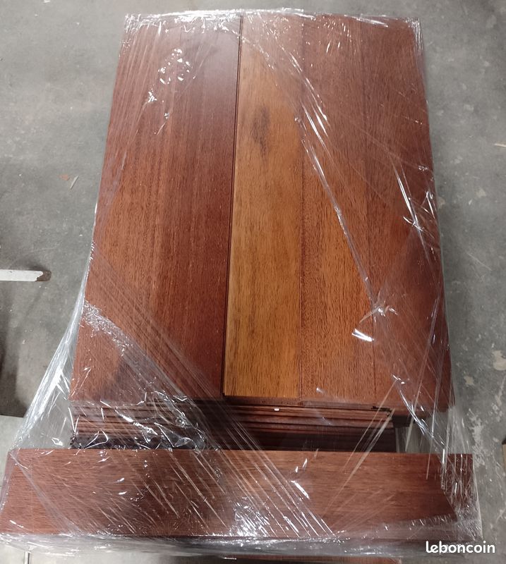 Parquet bois massif merbau - 42 m² (image 2)