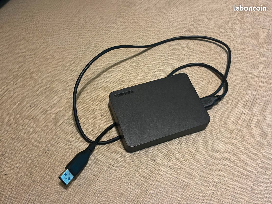 Disque dur externe Toshiba 4 To USB 3.0 avec câble (image 3)