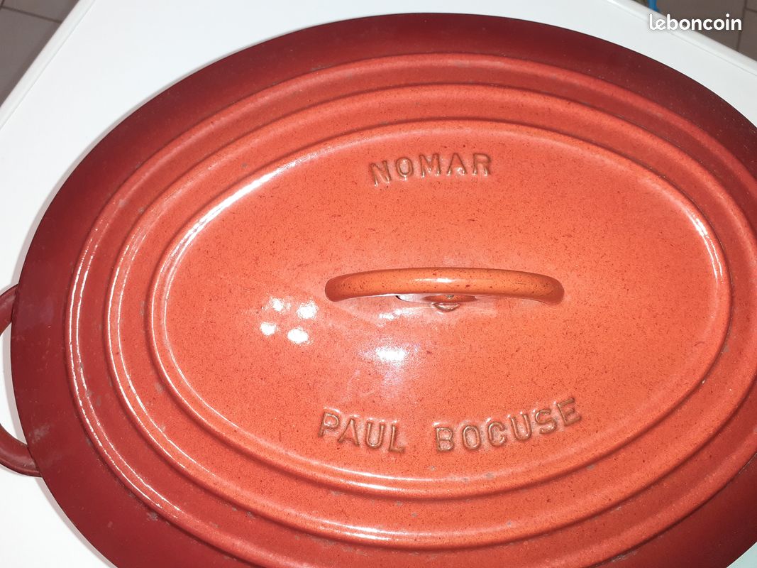 COCOTTE OVALE PAUL BOCUSE Fonte NOMAR 31 bleu made in France EUR 49,90 - FR
