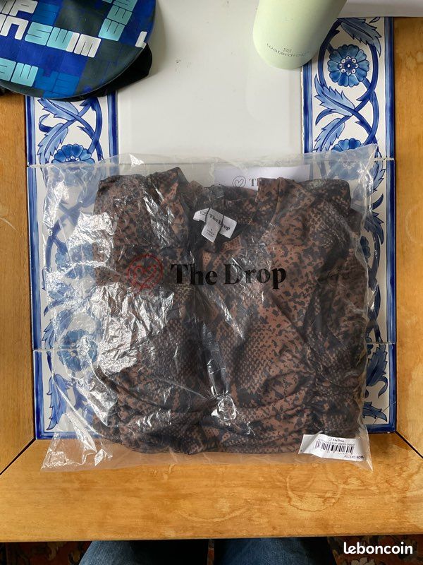 The Drop – Robe courte Adriana imprimé serpent – NEUVE (image 3)