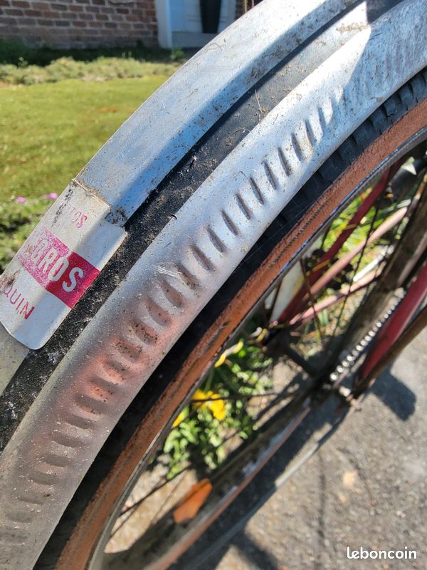 Ancienne plaque vélo F PROST France bicyclette bike bicycle headbadge metal #2