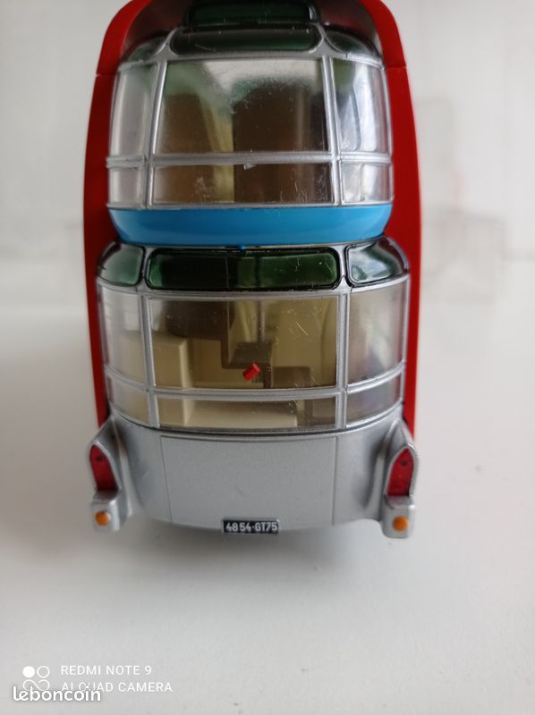 Miniature Autobus Citroën Currus Cityrama 1955 – Hachette – Échelle 1/43 – Gris – Neuf Sous Blister