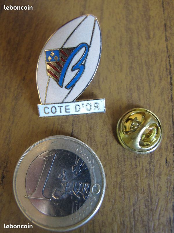 Pin's Rugby en Côte d'Or , prix livré en suivi , LIRE (image 1)