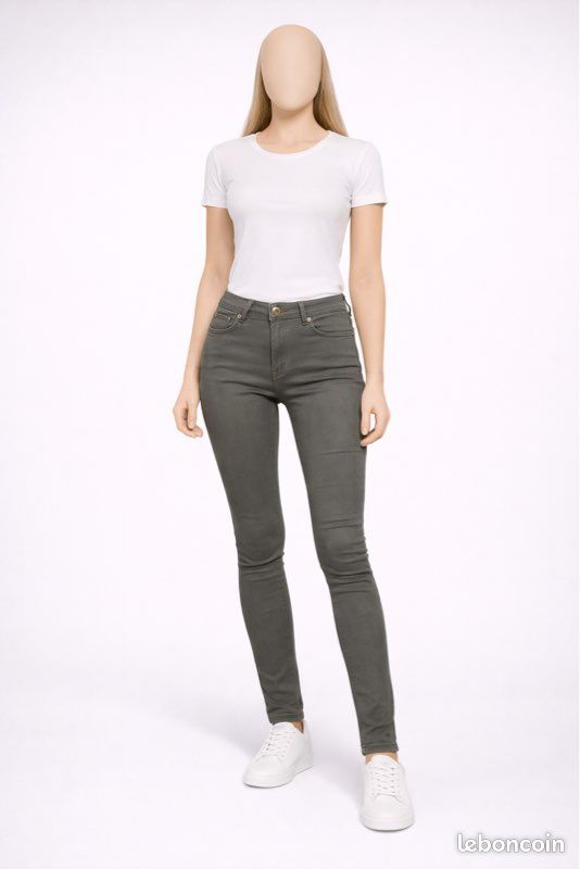Pantalon Gris Taille Unique Capucine - Neuf Avec étiquettes (prix D'origine 34€) - Coupe Basique