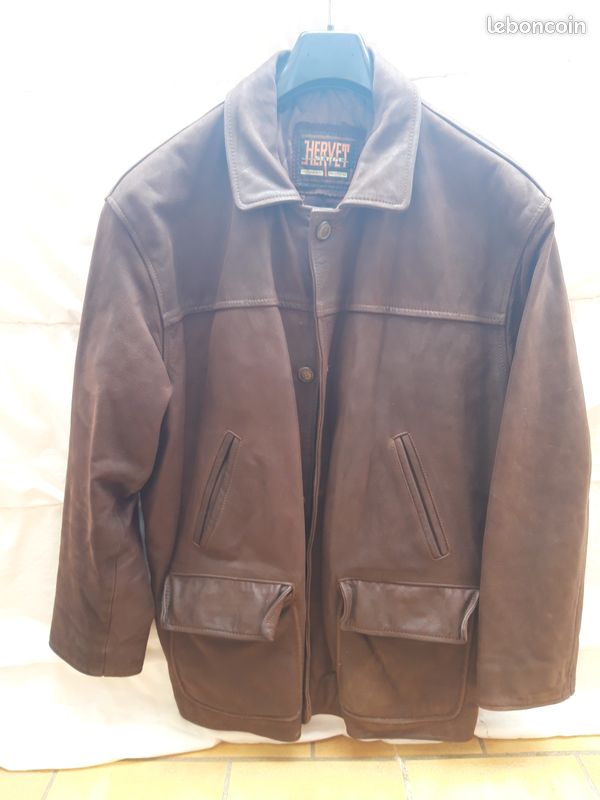 Divers veste cuir bonne état homme (image 3)