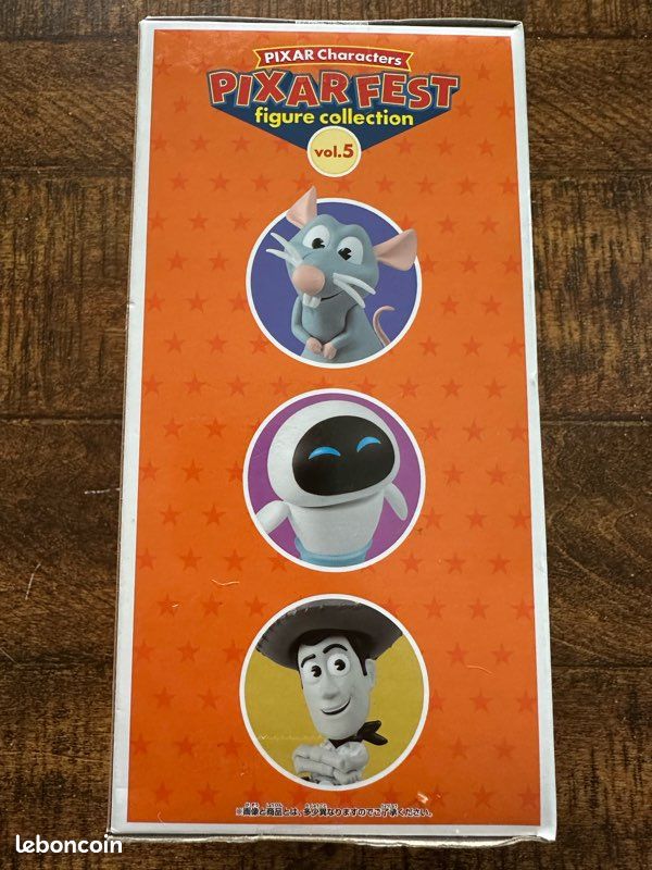 Banpresto Disney Pixar Fest Vol 5- Remy Eve Y Woody Figuras | Cuotas sin interés