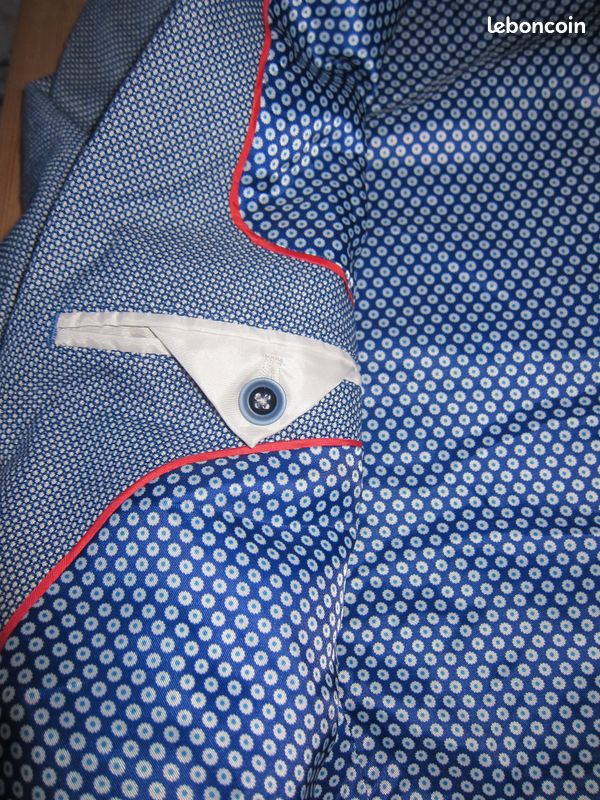 Veste de costume homme bleu ciel - taille XXL (image 5)
