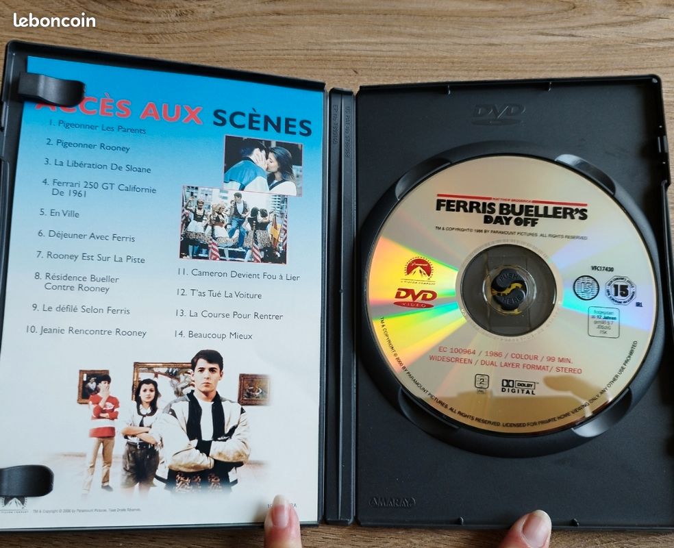 DVD la Folle journée de Ferris Bueller (image 4)