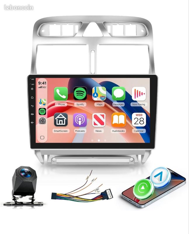 Autoradio carplay Peugeot 307 (image 1)