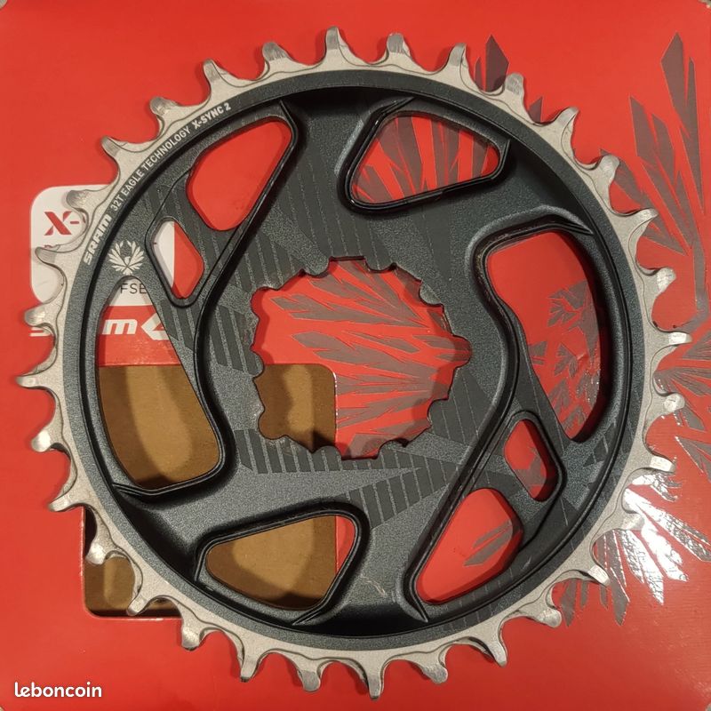 Plateau SRAM X-Sync 2 Eagle SL 32 Dents Noir - Montage Direct Boost 3mm Décalé - Neuf