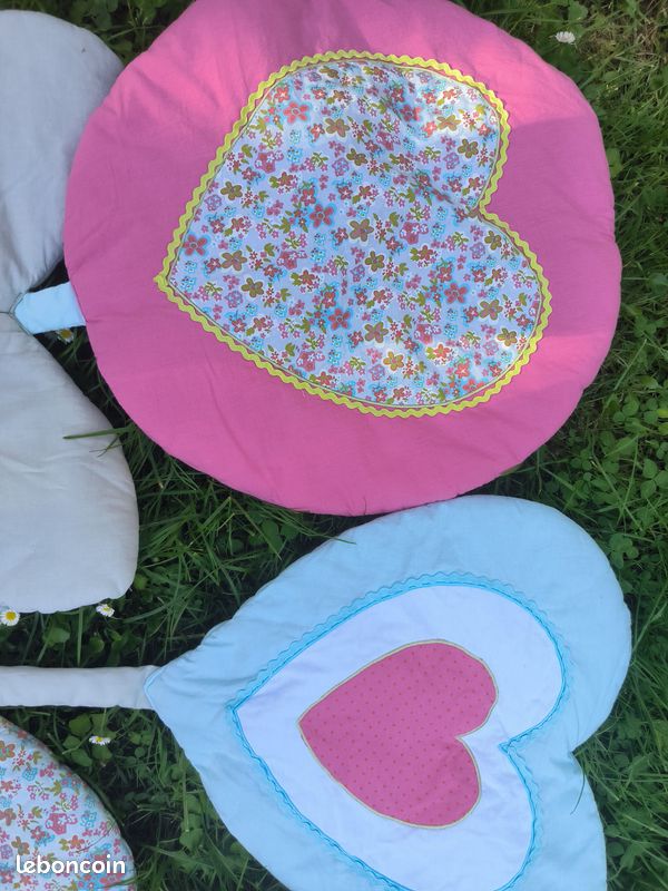 Fleurs en tissu facon patchwork (image 2)