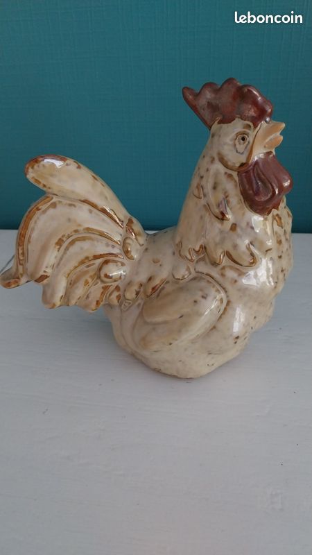 Lot De 3 Poules En Céramique Biscuit Non Peintes – Pour Aimants Ou Ornements