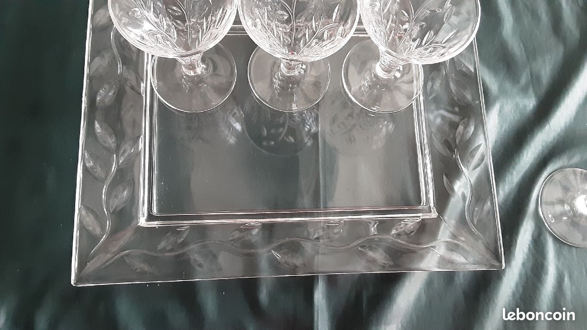 Verres x 6 avec plateau (image 4)