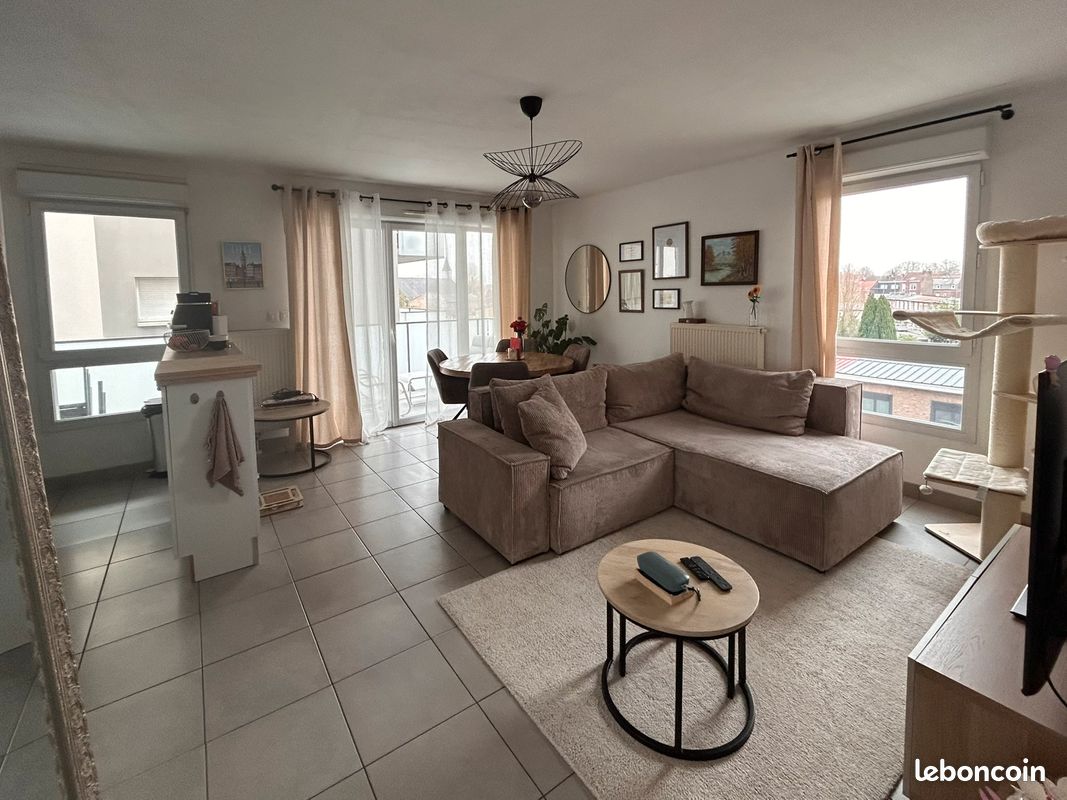 Appartement 3 pièces 65 m² · à Saint-André-lez-Lille · 65 m² · 1 210 €