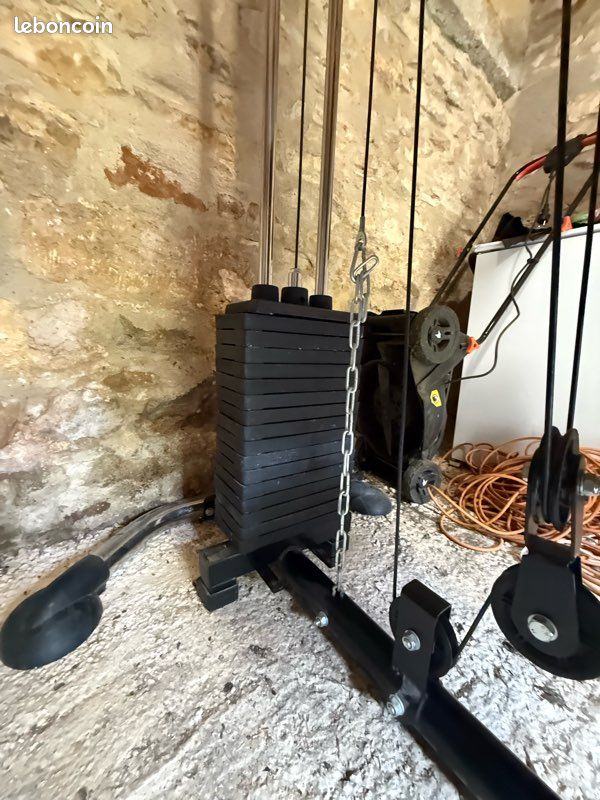 Station de musculation multifonction Domyos – Banc complet (image 3)