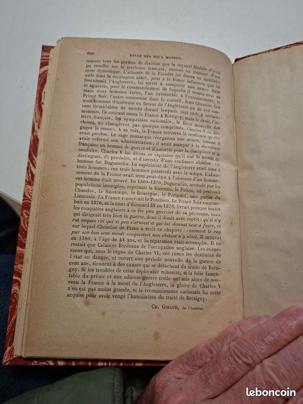 178H: Le Traite de Bretigny histoire medievale extrait Revue des Deux Mondes (image 3)