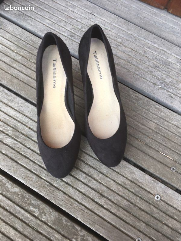 Escarpins noirs nubuck (image 2)