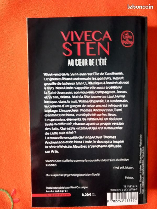 Viveca Sten. Au cœur de l'été. Le livre de poche (image 3)