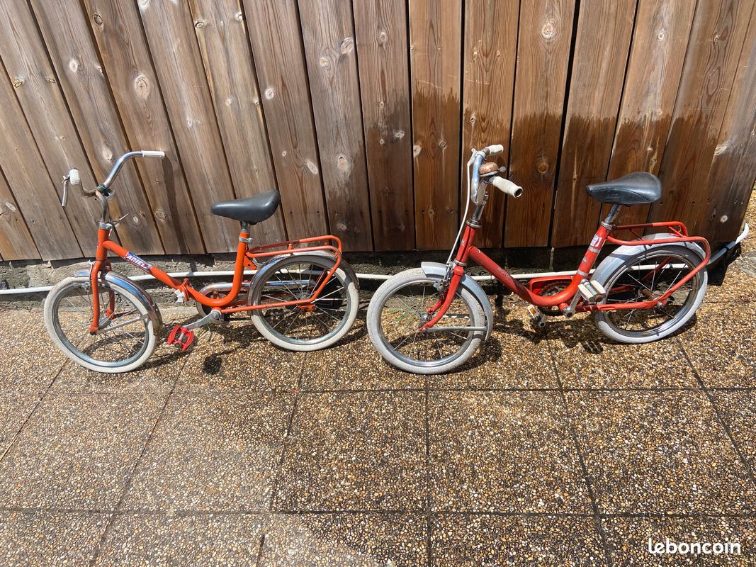 Vélo enfant pliant vintage moto bécane