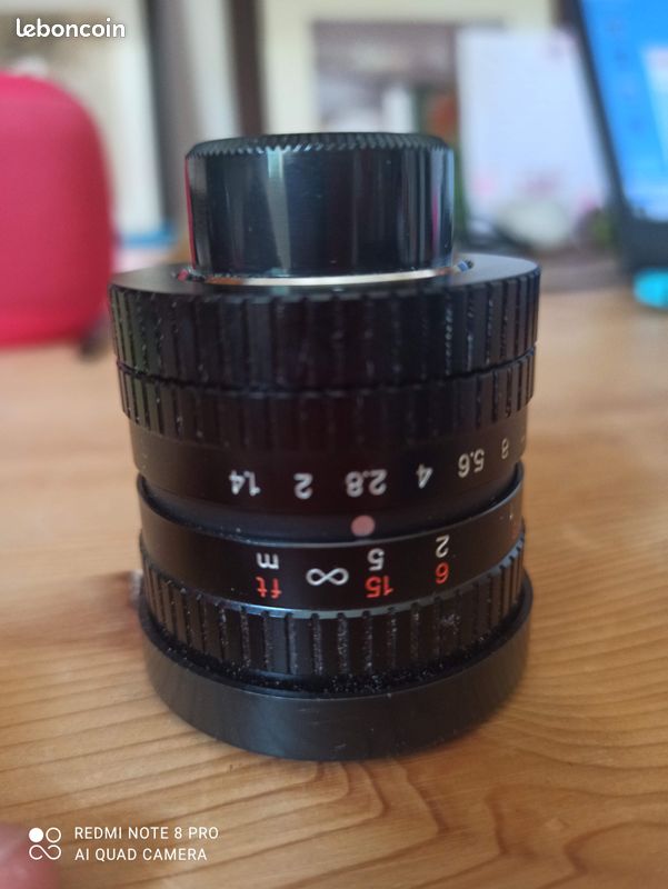 Objectif Fujinon TV HF9A-2 9mm F1.4 - Monture C, Focale Fixe, Occasion