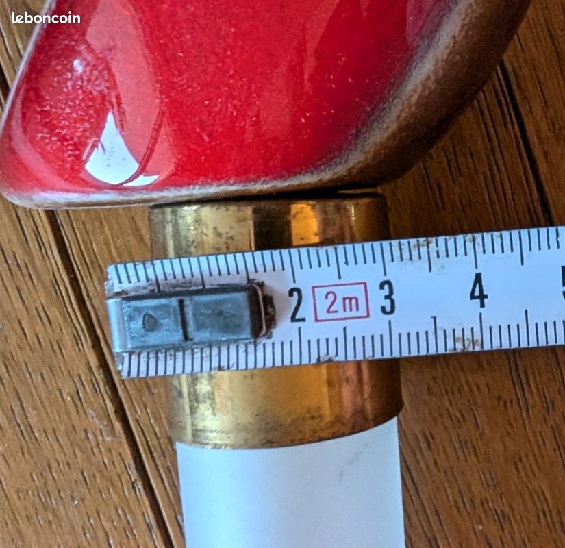 2 Lampes-bougeoirs années 1960 - prises et ampoules LED neuves (image 11)