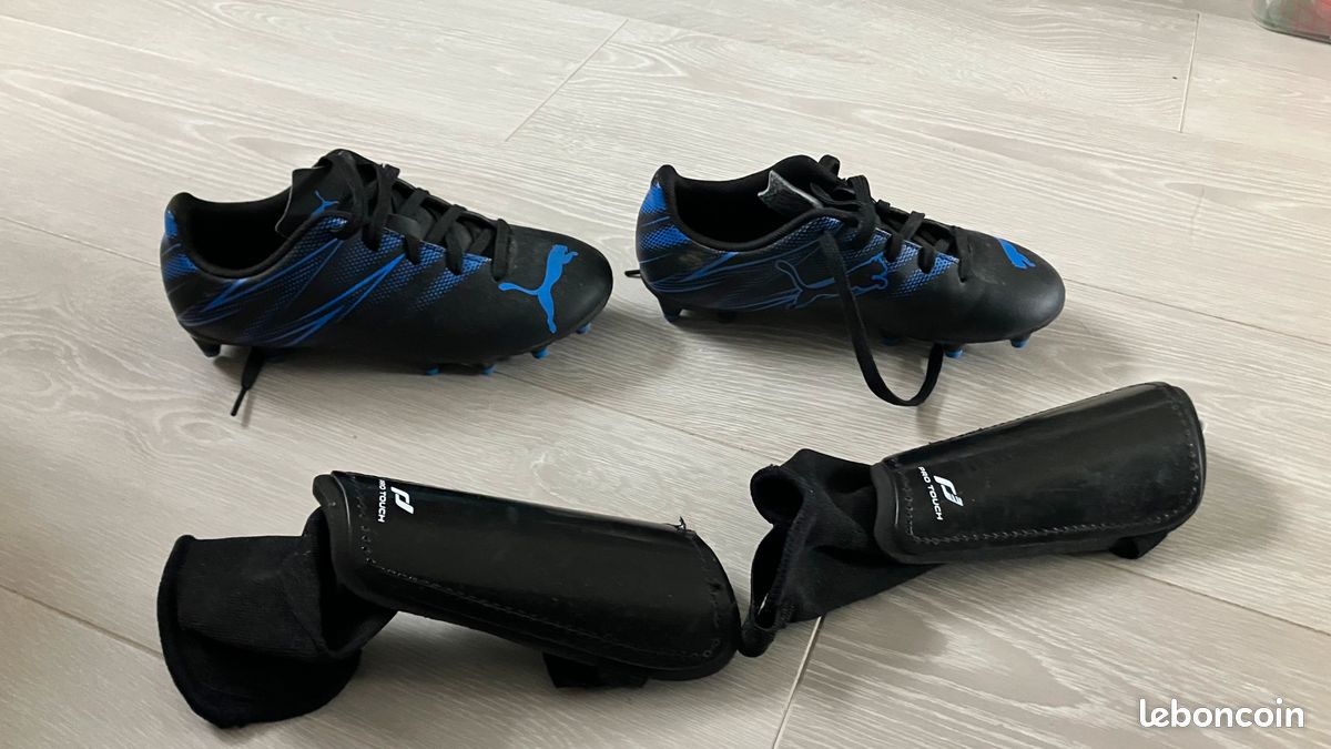 Chaussures à crampons moulés et terrains synthétiques Nike bleu enfant