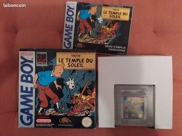 Jeu PC Tintin Le Temple Du Soleil 2ème édition - Bon état - Jeu De Plateforme - Version Française