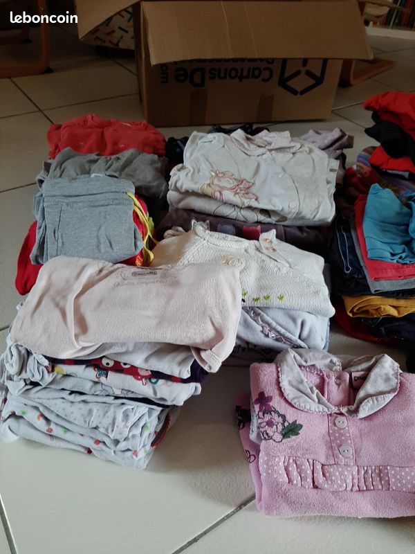 Lot vêtements hiver fille 12 mous (image 3)