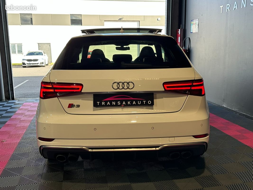 AUDI S3 SPORTBACK 8v2 2.0 TFSI 310ch S tronic 7 Quattro/ Toit ouvrant / Sièges RS /4 pneus neufs/Historique d'entreti (image 4)