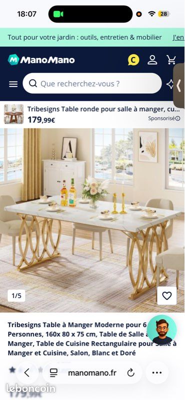 Table à manger (image 1)