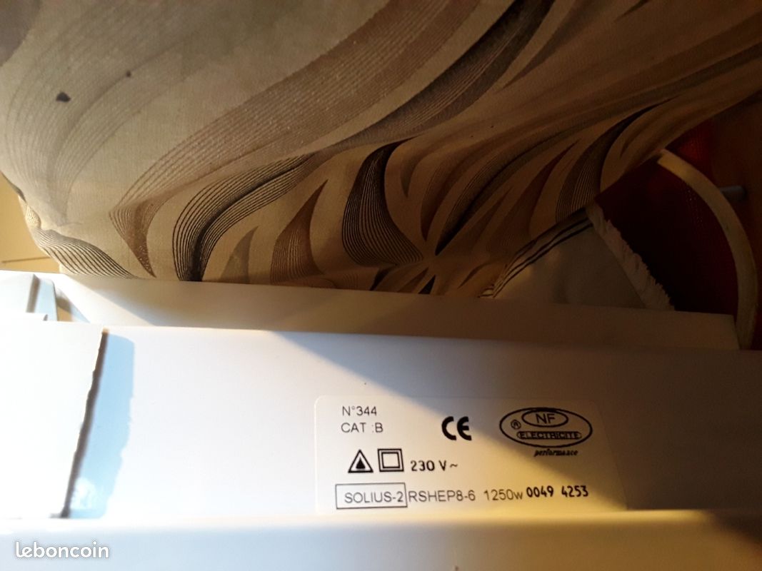 Radiateur Rayonnant Atlantic Solius 2 puissance 1250W (image 4)